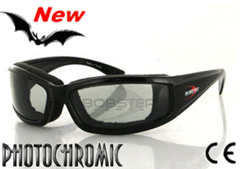 Invader, Black Frame Photochromic Sunglasses, by Bobster